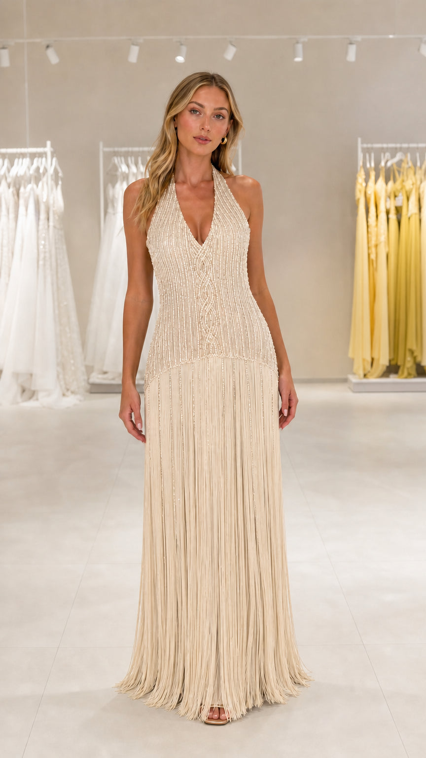 Front view of the Champagne color variant