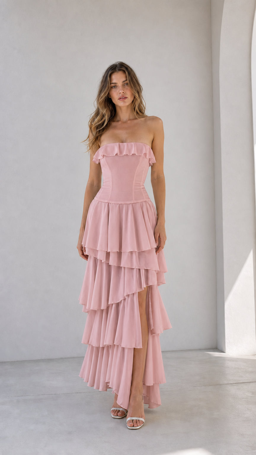 Front view in pink color variant