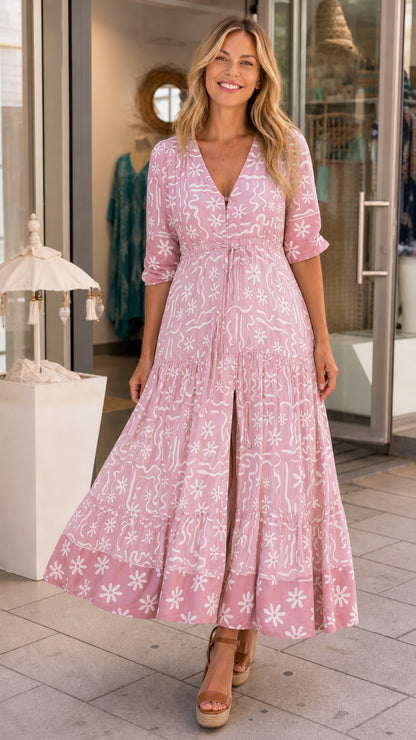 Front view in pink color variant