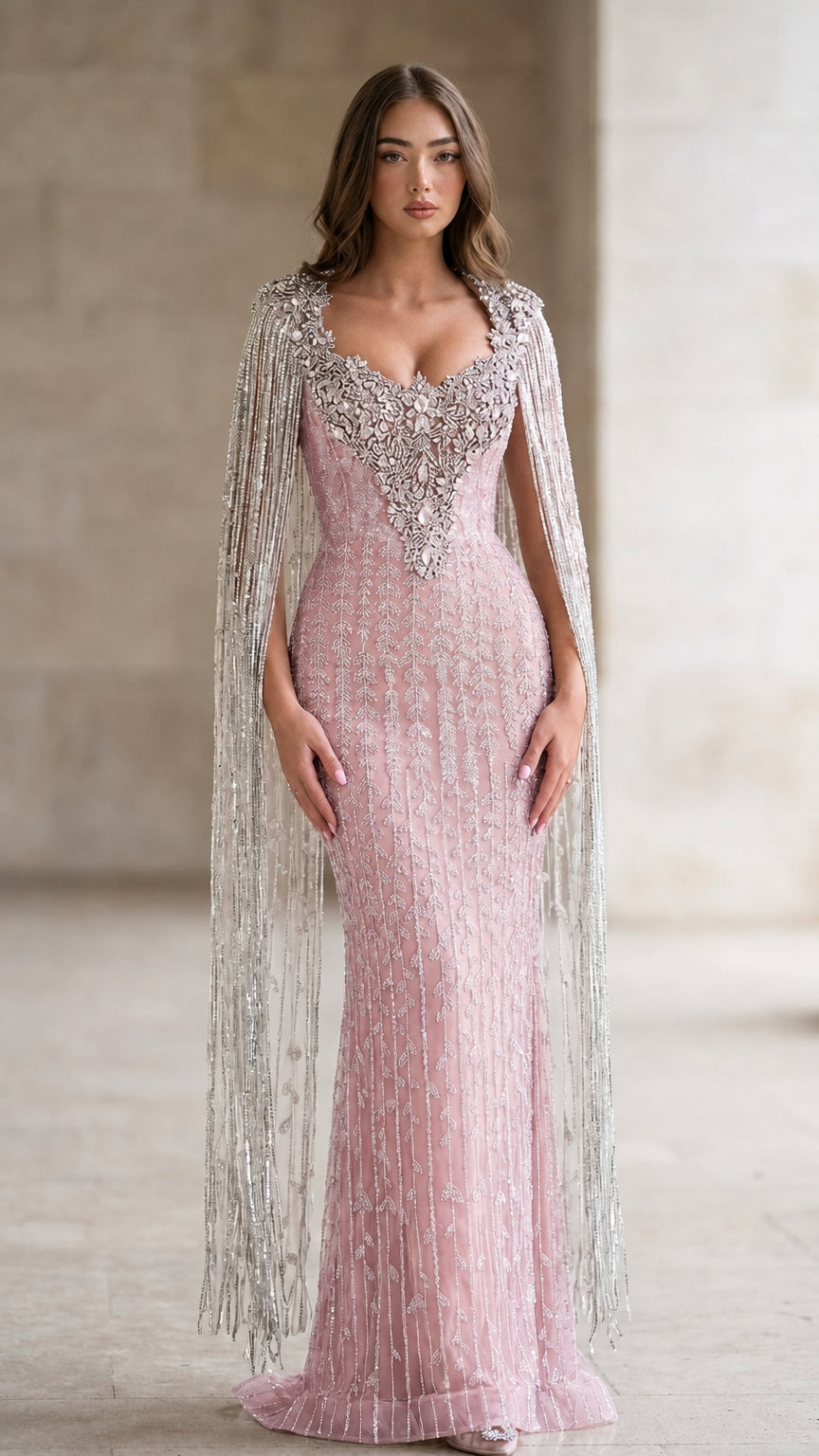 Front view of soft pink color variant