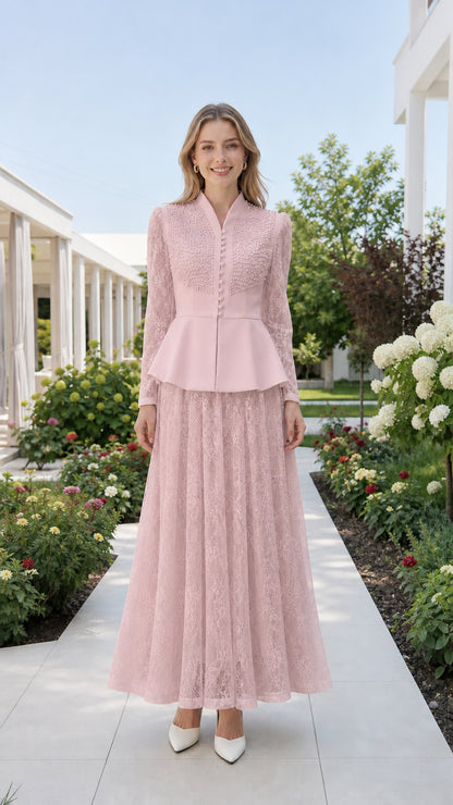 Front view in pink color variant