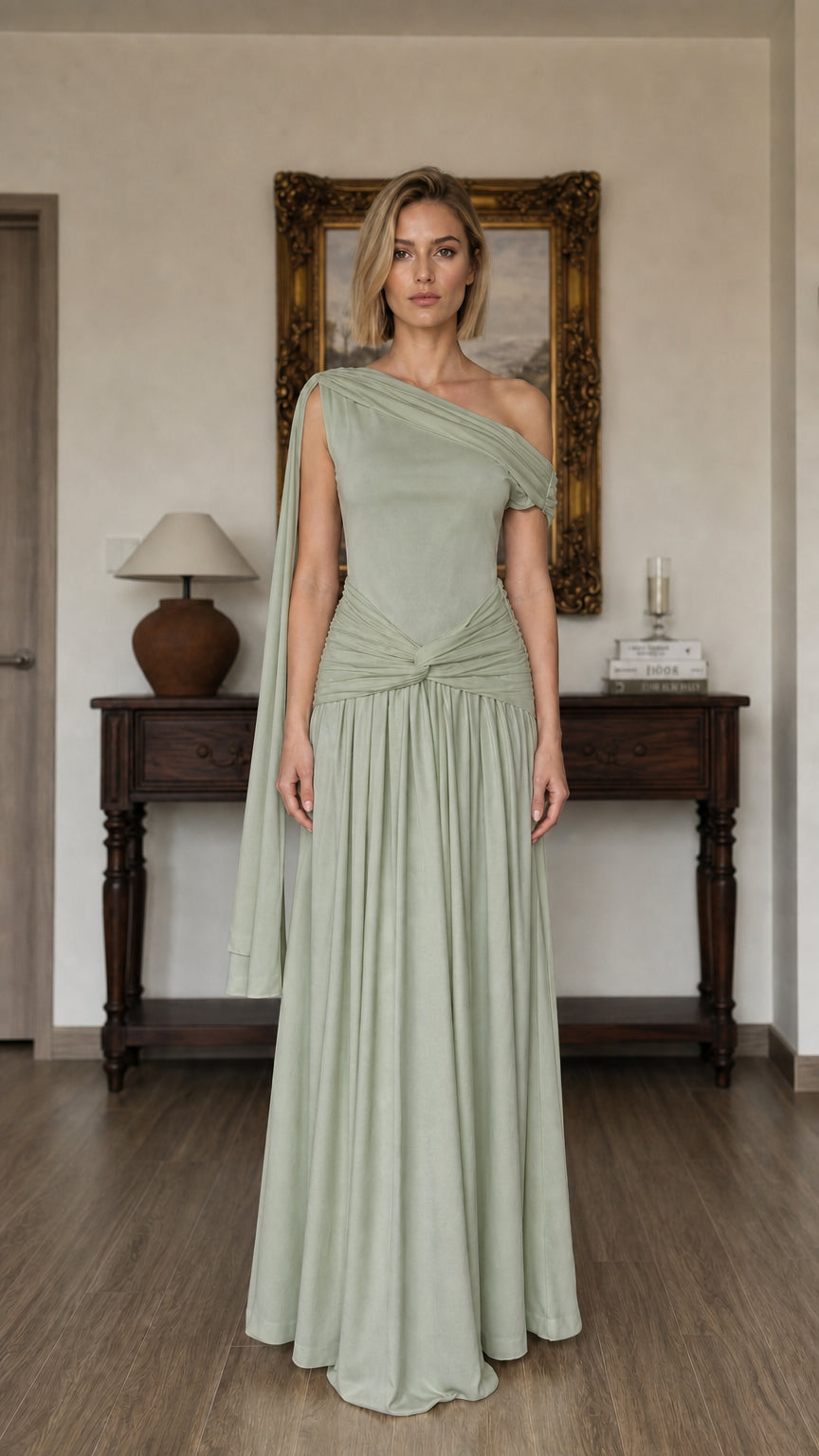 Front view in Sage color variant