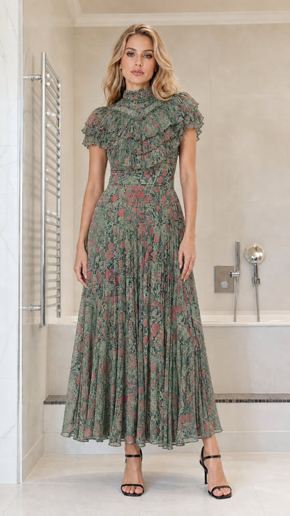 Front view of sage green color variant