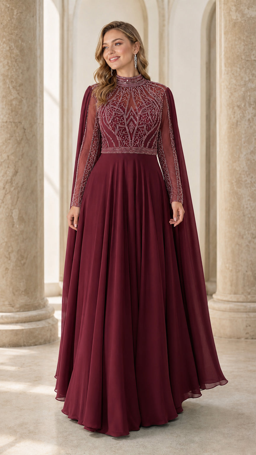 Front view of burgundy color variant