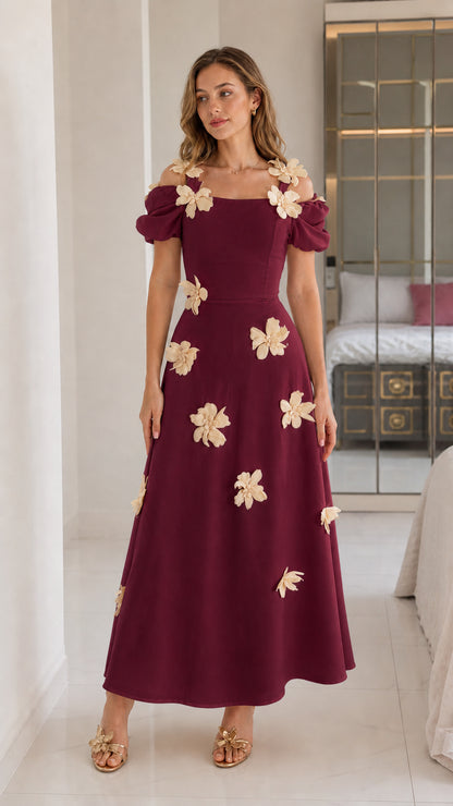 Front full view of burgundy color variant